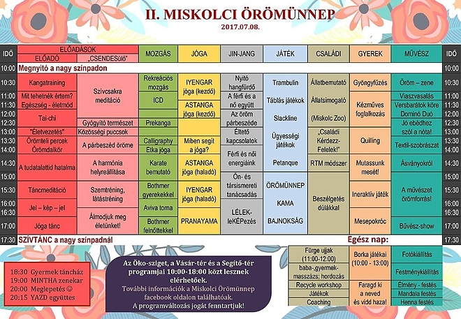 II. Miskolci Örömünnep II. Miskolci Örömünnep