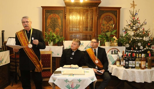 János-napi boráldás 