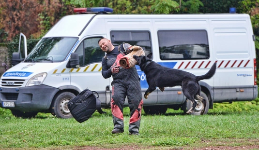 II. Nyilvános rendőrkutya kiképzés 