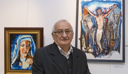 Orosz Ottó Időutazás című kiállítása a Művészetek Házában 