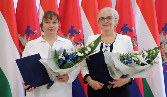 Ünnepség a Szociális Munka Napja alkalmából a vármegyeházán 