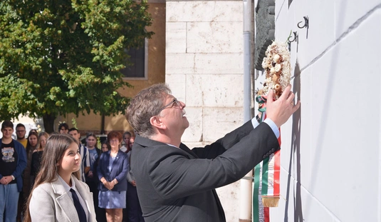  Földes Gimnázium - emléktábla koszorúzása