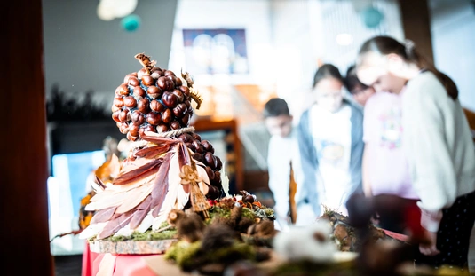 Termésbáb kiállítás a Fazekasban. Fotó: Horváth Csongor