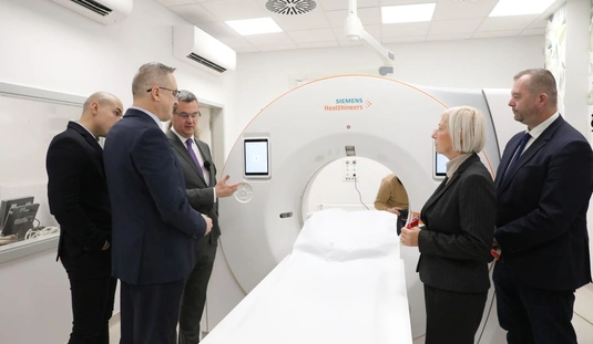 Új CT gép érkezett a megyei kórházba. Fotó: Juhász Ákos