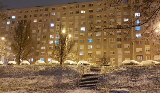 Az első hóesés 2026-ban Miskolcon