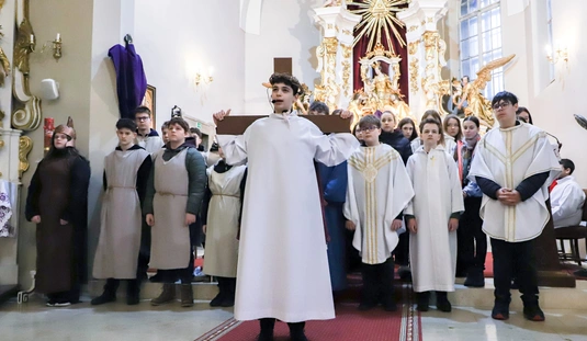 Passiójáték  és barkaszentelés Diósgyőrben