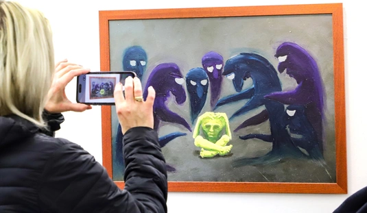 PsychArt 24 kiállítás a Feledy-házban