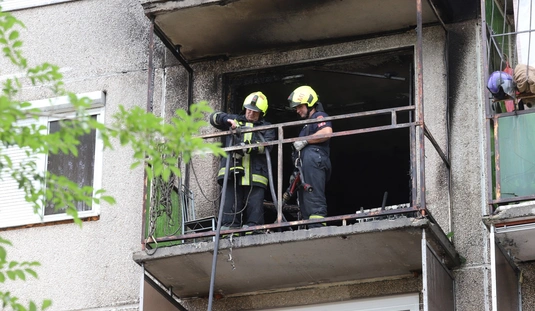 Tűz egy Felsőruzsin körúti társasházban