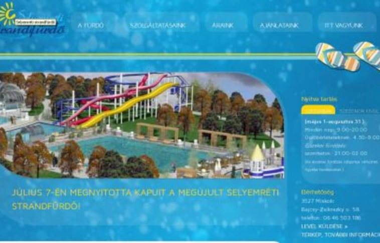 Minden, ami Selyemréti Strandfürdő – elindult a weblap