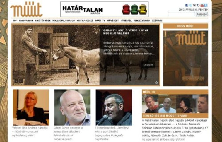 MÛÚT az interneten is