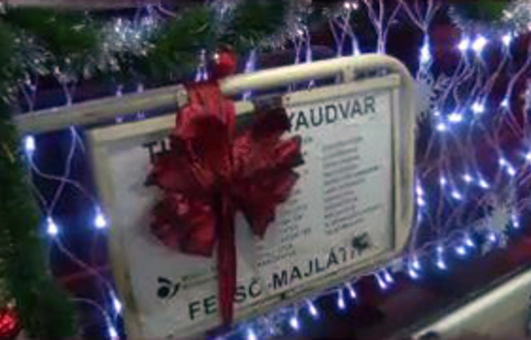 Vízkeresztig közlekedik az adventi villamos!