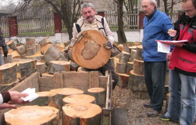 Fát osztottak a rászorulóknak