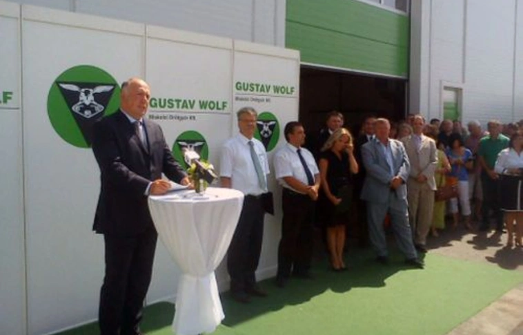 Átadták a Gustav Wolf drótgyárat Miskolcon