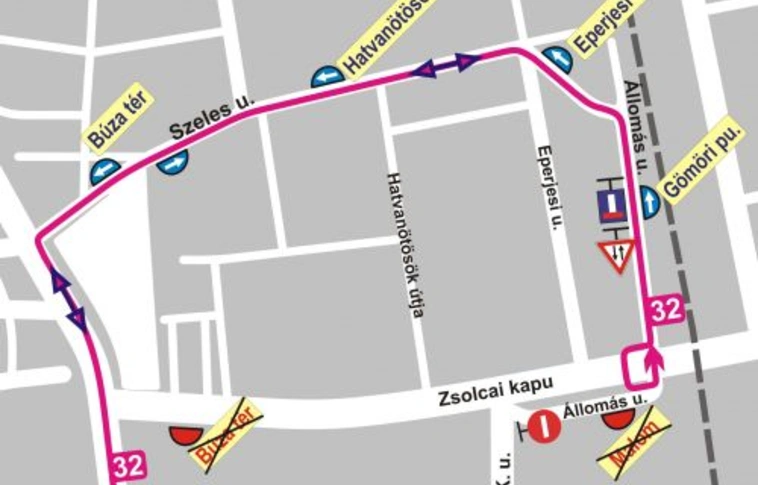 Csőtörés miatt holnaptól bontás és terelés az Állomás utcán