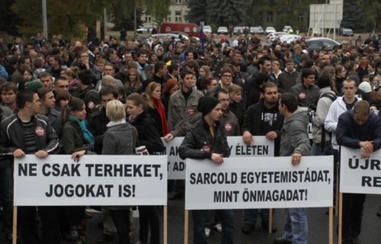 A miskolci egyetemisták visszaküldték a törvénymódosítás tervezetét