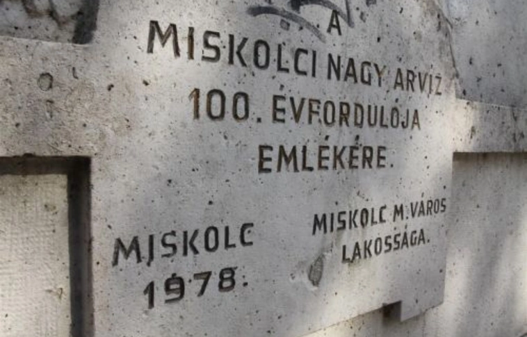 A miskolci nagy árvízre emlékeztek