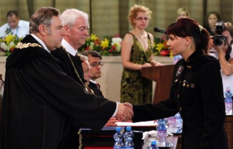 Diplomaosztó, a műszaki karok végzőseinek