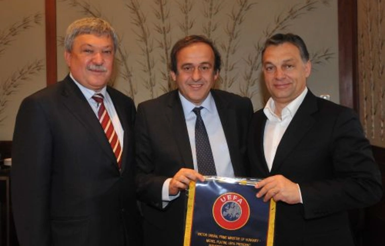 Orbán Viktorral találkozott Michel Platini