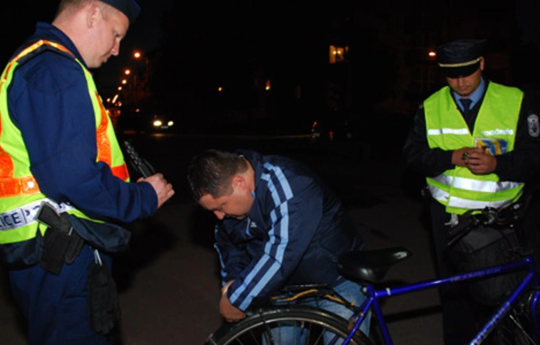 Megyei akció a gyalogosokért, kerékpárosokért