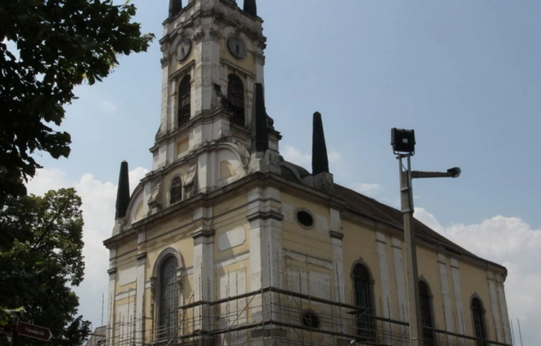 A templomnál is dolgoznak