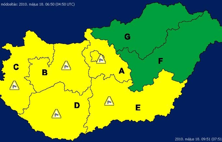 Marad az esőzés