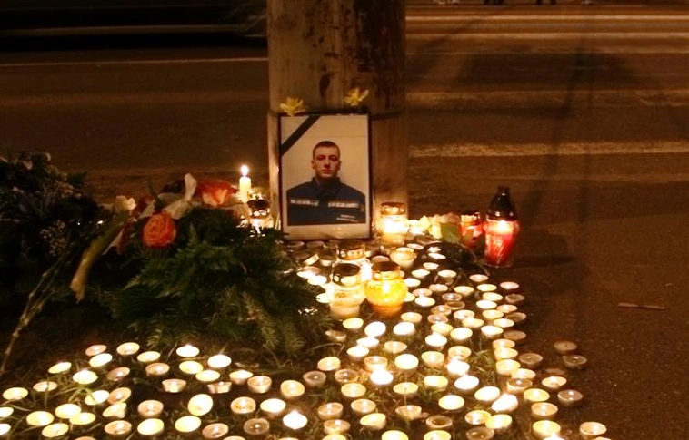 Gyertyagyújtás a Rendészeti Szakközépnél