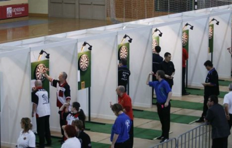 Darts nemzeti bajnokság a sportcsarnokban