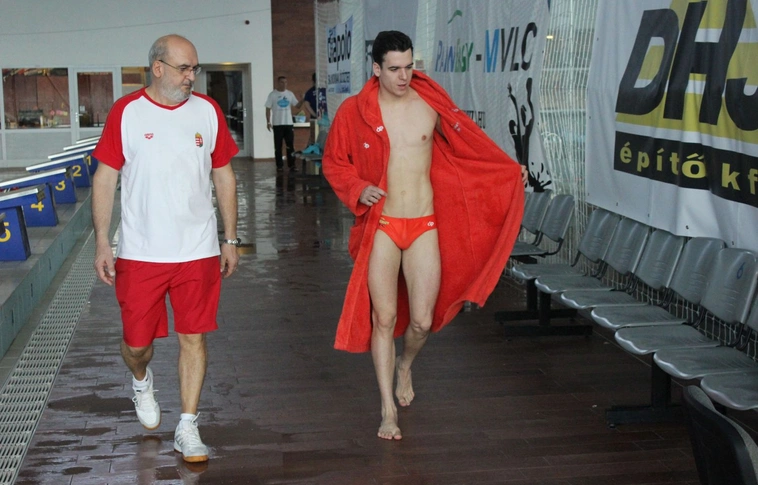 Apa és fia együtt készül az olimpiára