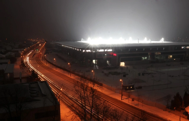 Nem semmi látvány volt: nézd meg az új stadiont kivilágítva! (Képgalériával!)