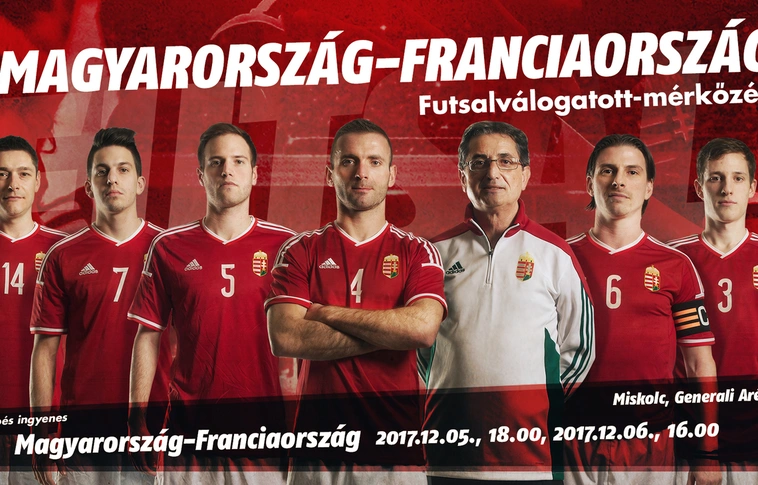 Miskolcon, a franciák ellen búcsúzik az évtől a futsalválogatott