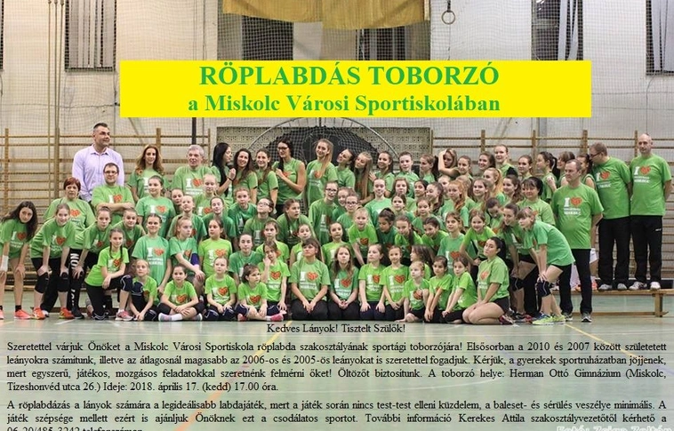 Toborzás röplabdára