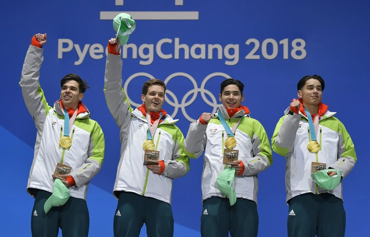 Történelmi arany: a magyar fiúk váltója nyert Pjongcsangban!