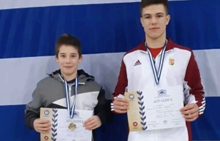 Két miskolci birkózó-arany Athénból