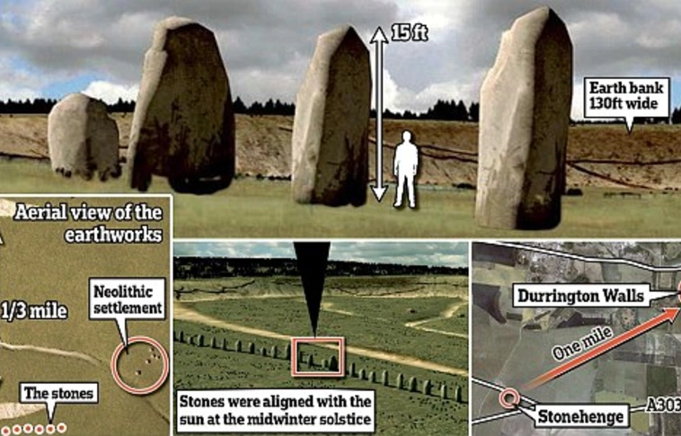 Stonehenge csak apró kavicshalmaz ehhez képest