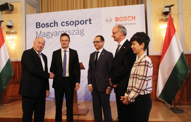 Több mint kilencmilliárdos fejlesztés indul a miskolci Bosch gyárban