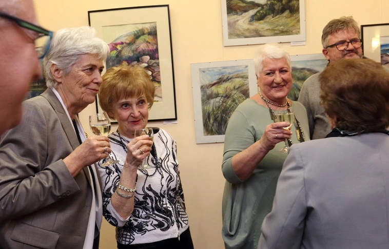 Itthon, Otthon, Úton - Pazár Éva kiállításának megnyitója a City Art Galériában