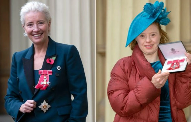 Emma Thompsont és Sarah Gordyt kitüntették a Buckingham-palotában