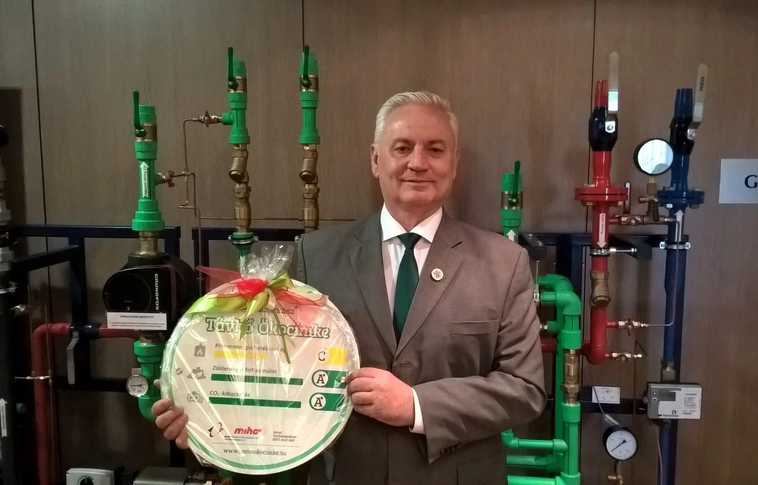 Távhő ökocímkét, azaz minőségi védjegyet kapott a MIHŐ