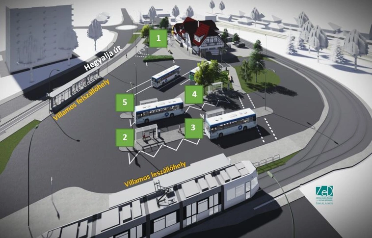 Újraindult a buszforgalom Felső-Majláth végállomáson