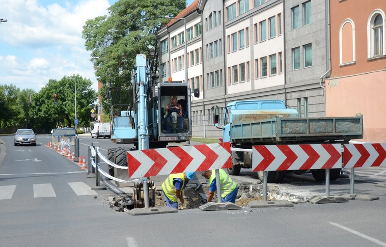 MIVÍZ: rekonstrukciós munkák, forgalomkorlátozás