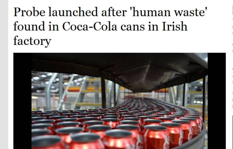 Te jó ég: ürüléket találtak a Coca-Cola gyár üdítős dobozaiban - migránsok is gyanúba kerültek!