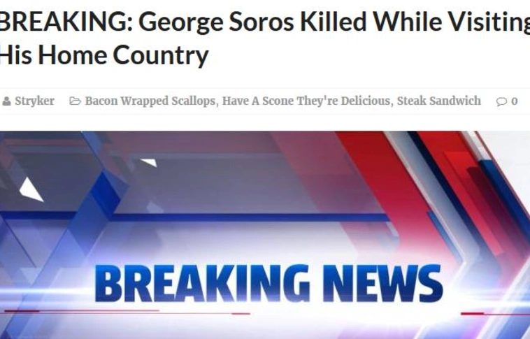 Egy amerikai hírportál szerint elhunyt Soros György