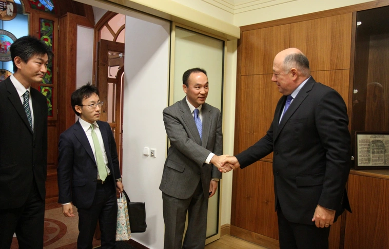 A magyar-japán kapcsolatokról tárgyaltak a városházán