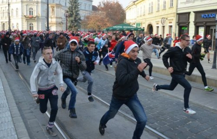 Mikulásfutás Bódog Tamással és Štefan Svitekkel