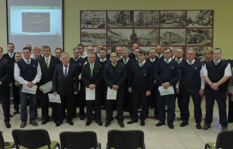 Balesetmentes járművezetőket díjazott az MVK Zrt. (Képgalériával)