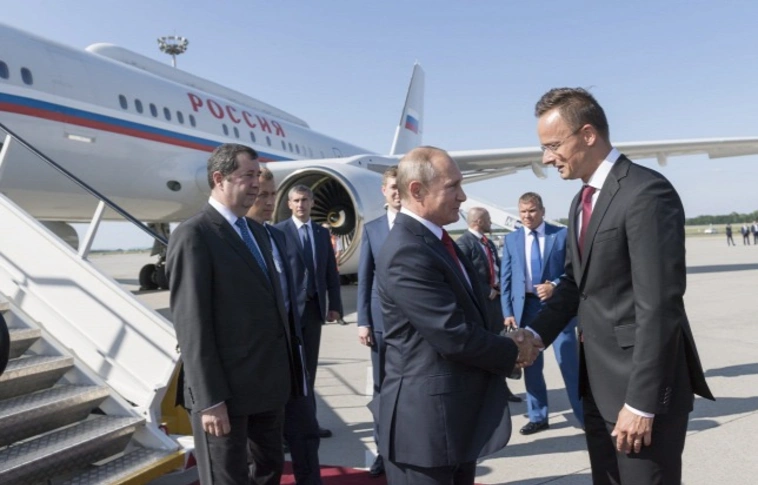 Megérkezett Putyin Budapestre - fél napig marad 
