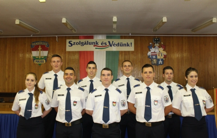 Kilenc új rendőrtiszt kezdte meg szolgálatát Borsodban 
