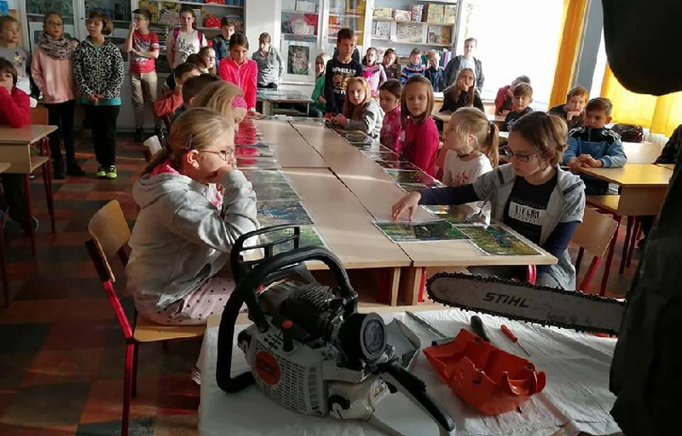 Az erdei iskolákról tanulhattak a diákok az Északerdő jóvoltából