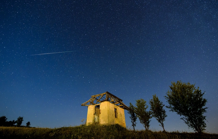 Somoskőújfalu lakói már láthatták a meteorzáport