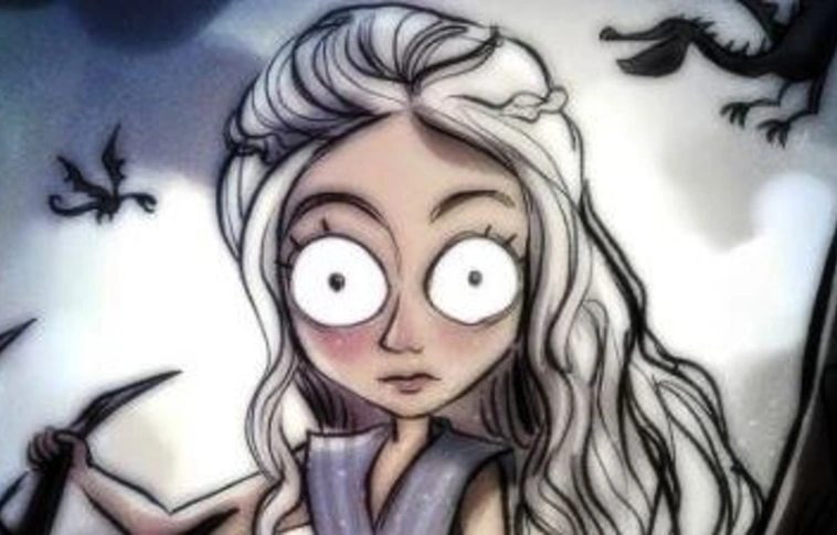 Valahogy így festene a Trónok harca, ha Tim Burton mesét kreálna a történetből